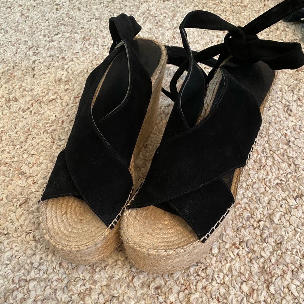 Marc Fisher Black Espadrilles